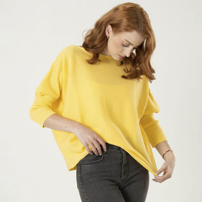Blusa Celeste Color Amarillo