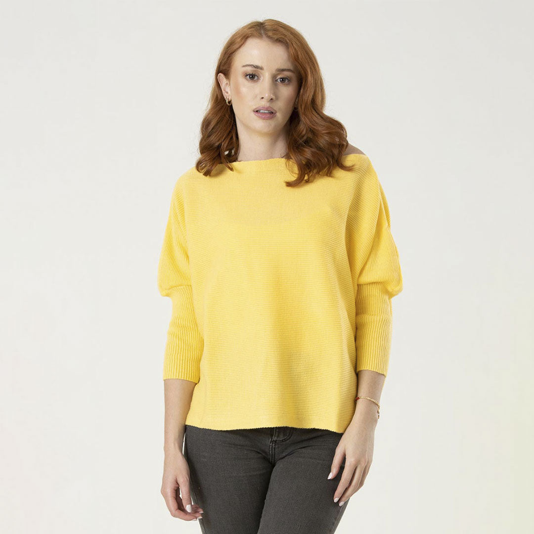 Blusa Celeste Color Amarillo