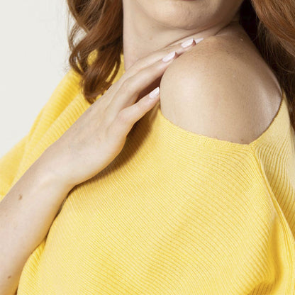 Blusa Celeste Color Amarillo