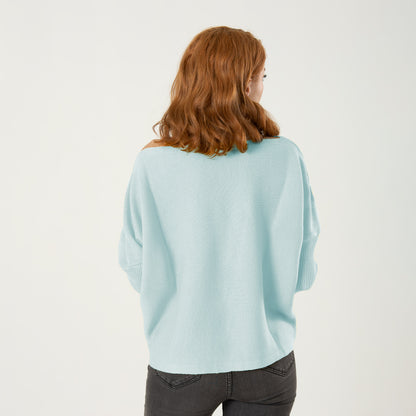 Blusa Celeste Azul Bebé