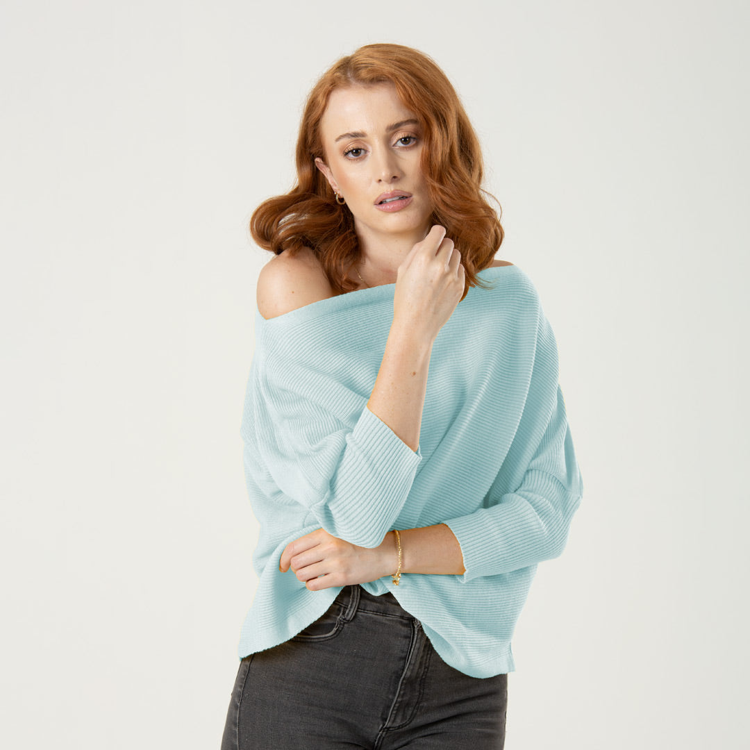 Blusa Celeste Azul Bebé