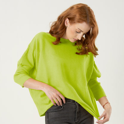 Blusa Celeste Color Verde Pistacho