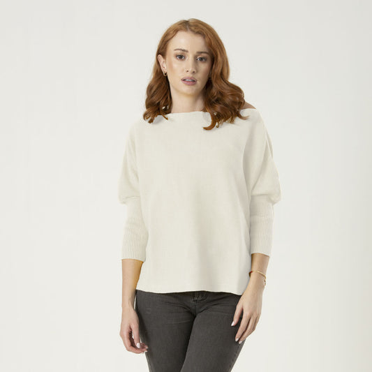 Blusa Celeste Color Marfil