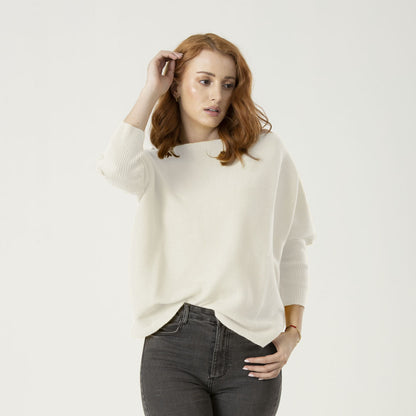 Blusa Celeste Color Marfil