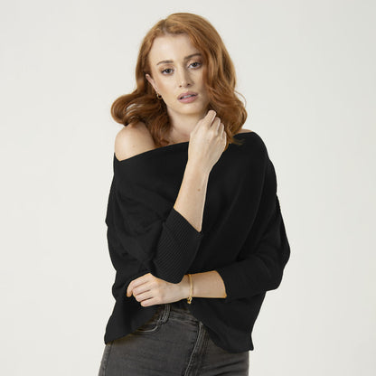 Blusa Celeste Color Negro