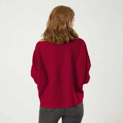 Blusa Celeste Color Rojo