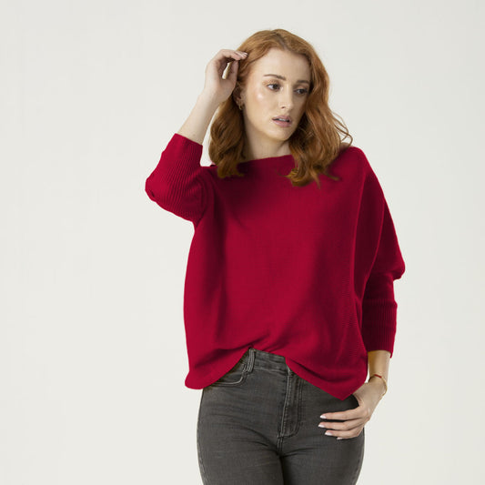 Blusa Celeste Color Rojo