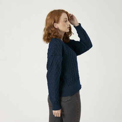 Cardigan Gaia Azul Cobalto