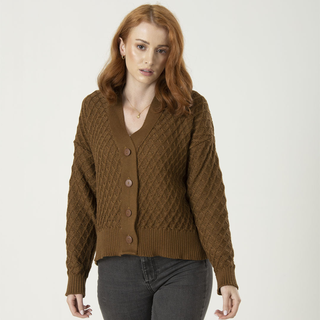 Cardigan Gaia Terracota