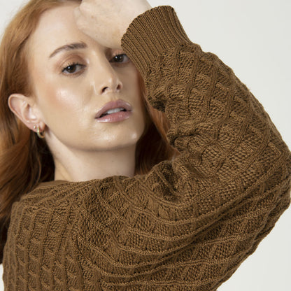 Cardigan Gaia Terracota