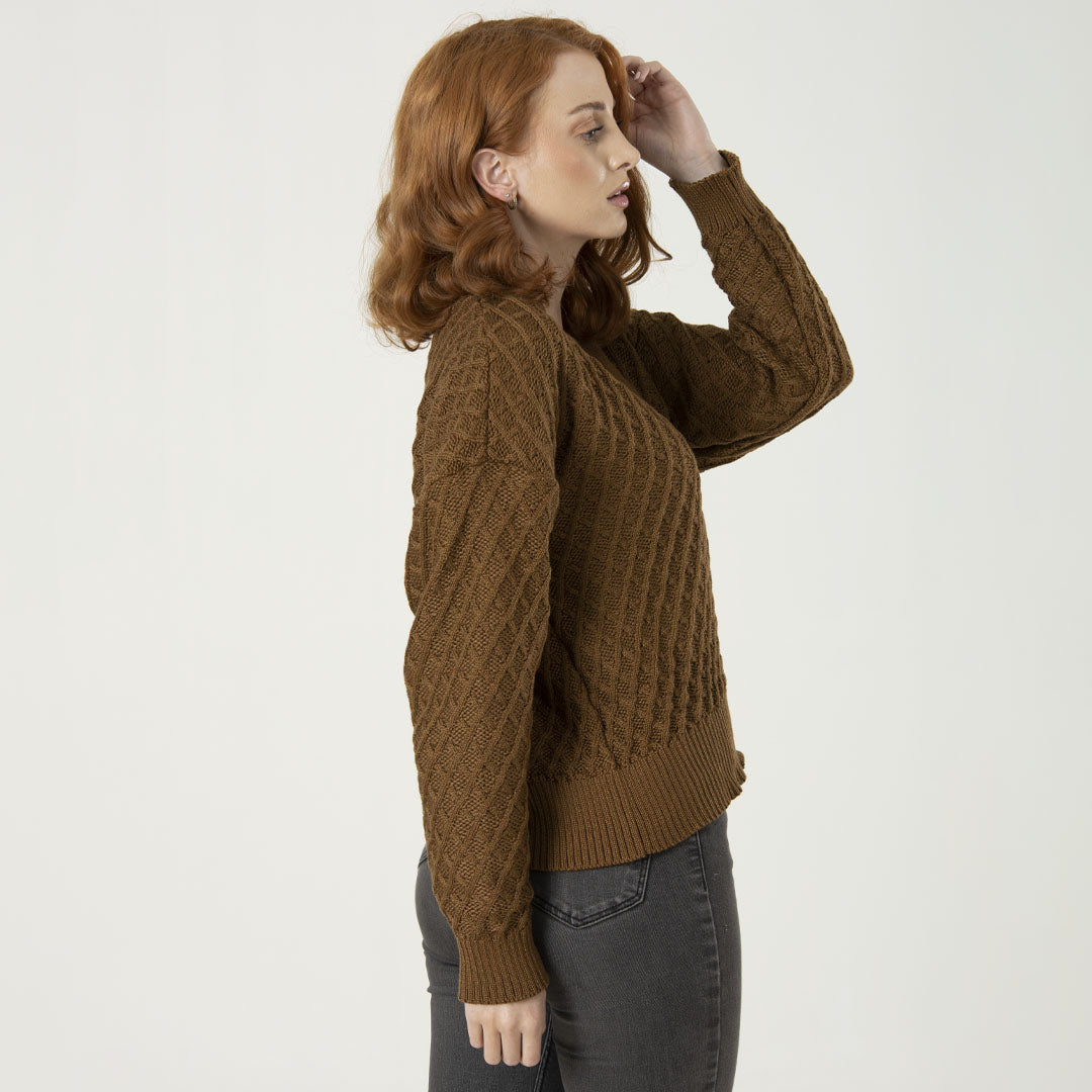 Cardigan Gaia Terracota