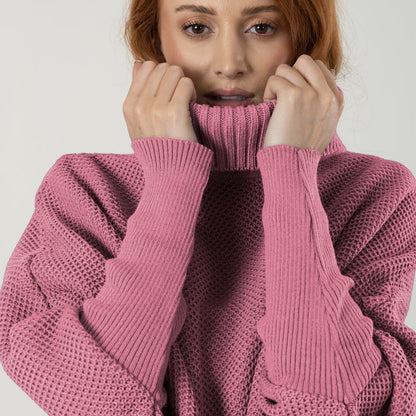 Ruana Sofia Palo de Rosa