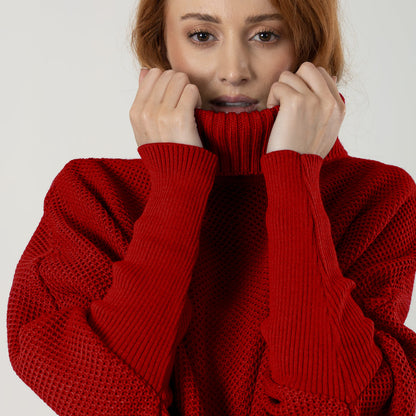 Ruana Sofia Rojo