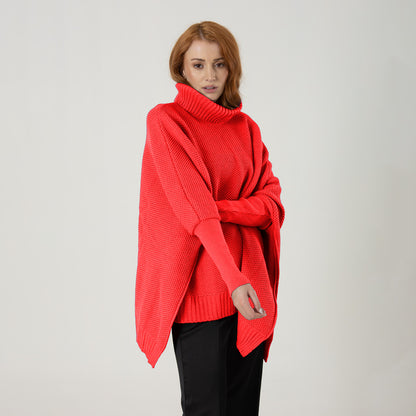 Ruana Sofia Salmon Neon