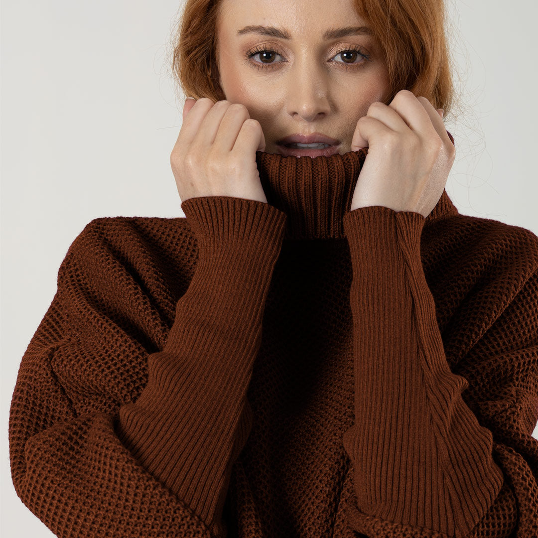 Ruana Sofia Terracota